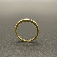 Ladies 9ct Yellow Gold Natural Diamond Ring