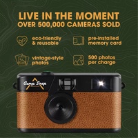 Camp Snap Screen-Free Digital Camera Brown Instant Share 8MP No Screen