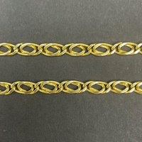 Unisex 18ct Yellow Gold Fancy Link Necklace