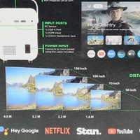 Eko 1080P Full HD Smart Projector K1080PGP2 Google TV