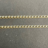 Unisex 9ct Yellow Gold Curb Link Necklace