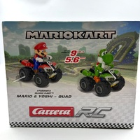 Carrera RC Mario Kart Quad Twin Pack Mario and Yoshi 1/20 Scale Ready to Run