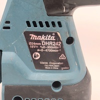 Makita DHR242 18V 24mm Cordless Brushless Rotary Hammer Drill Skin Only