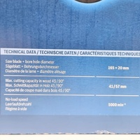 Bosch GKS 18V-57-2 Cordless Circular Saw 165mm 57mm Depth Skin Only