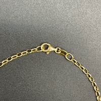 Ladies 9ct Yellow Gold Oval Belcher Link Bracelet
