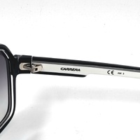 Carrera 27 XSZ/9O Navigator Sunglasses Black White Grey 62mm Grey Lens