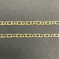 Unisex 14ct Yellow Gold Birdseye Link Necklace