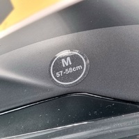 M2R Hybrid Pix Motocross Helmet Medium 57-58cm Grey Black ECE 22.05