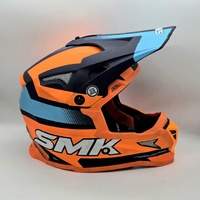 SMK Allterra X-Throttle MA575 Blue Orange Size M Motocross Helmet MX Off Road