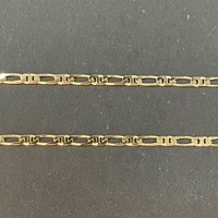 Unisex 9ct Yellow Gold Figaro Link Necklace