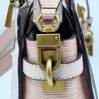 Guess Ginevra 4G Logo Handbag Light Pink Faux Leather Shoulder Bag