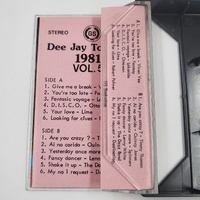 Dee Jay Top Hits 1981 Vol 5 Cassette Tape Vintage 80s Music Album