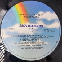 Neil Diamond Hot August Night 2XLP Vinyl Record Live MCA Album