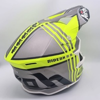 Airoh Wraap Broken Off Road Motocross Helmet Yellow Matte Size Medium