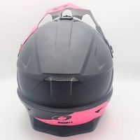 O'Neal 1 SRS Solid Helmet MX Motocross Dirt Bike Black Off-Road Pink Size S