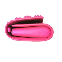 Christian Louboutin Paloma Pink Studded Leather Chain Clutch Bag with COA