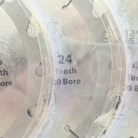 Workzone 3pc Circular Saw Blades 180mm 16 24 40T 20mm Bore Set