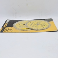 Workzone 2Pc 115mm Turbo Diamond Cutting Discs Wet Dry Bricks Concrete