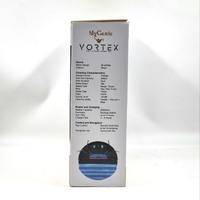 MyGenie Vortex Robovac Wet Dry Robot Vacuum Cleaner Black 3 in 1 Smart