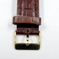 Lorus Mens Watch VJ42-X041 Brown Leather Band Classic Date 44mm 5 Bar