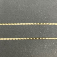 Unisex 18ct Yellow Gold Anchor Link Chain & Sword Pendant