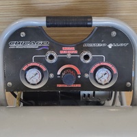 Chicago HUSH20 Alloy 20L Air Compressor 8Bar 0.58kW 1440RPM Quiet