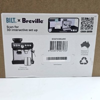 Breville The Barista Express BES870CHR Charcoal Espresso Coffee Machine