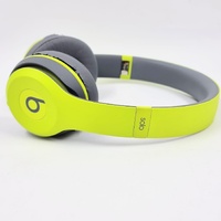 Beats by Dr. Dre Solo2 Wireless On-Ear Headphones Shock Yellow with Case