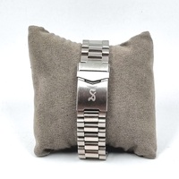 Saint Morta De Couler Silver Iced Rainbow Mens Watch Quartz Steel