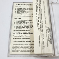 Australian Crawl Sons of Beaches 1982 Cassette Tape Vintage Rock Music