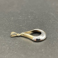 Ladies 9ct Yellow Gold Droplet Pendant