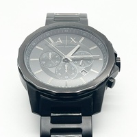 Armani Exchange AX1748 Chronograph Black Stainless Steel Watch 5ATM Date