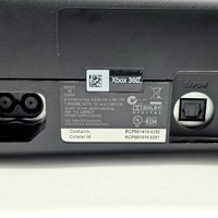 Microsoft Xbox 360 S 4GB Black 1439 Console 2 Controllers and Charger