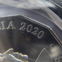 2020 50c Merry Christmas Golden Wattle Uncirculated Coin RAM Card