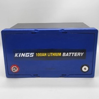 Kings 100Ah LiFePO4 Battery 12V 1280Wh 10kg Deep Cycle AKEP-LITHBAT100_01