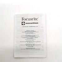 Focusrite Scarlett 4i4 4th Gen USB Audio Interface with USB and Power Cable