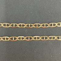 Unisex 9ct Yellow Gold Anchor Link Necklace