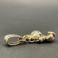 Mens 9ct Yellow Gold Boxing Gloves Pendant