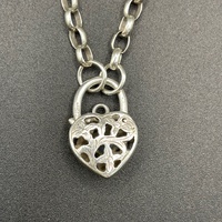 Ladies 925 Sterling Silver Belcher Link Necklace