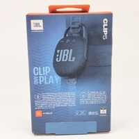 JBL Clip 5 Ultra Portable Waterproof Bluetooth Speaker Blue 12 Hour Playtime