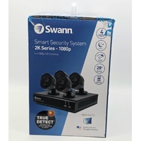 Swann Smart Security System 2K Series 4x 1080p HD Cameras SWDVK-444804BV