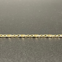 Unisex 9ct Yellow Gold Birdseye Link Bracelet