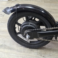 Estate Electric Folding E-Bike EST-EFLDBIKE14 with Kickstand and Basket