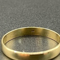 Mens 9ct Yellow Gold Plain Wedding Band Ring