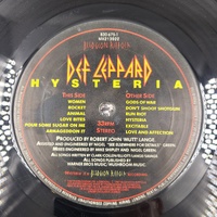 Def Leppard Hysteria 1987 Vinyl LP Record Classic Hard Rock