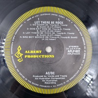 AC/DC Let There Be Rock 1980 Black Label Reissue AU Gatefold Vinyl LP Record