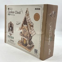 Robotime ROKR LC901 Cuckoo Clock 3D Wooden Puzzle DIY Kit 435pcs Chime