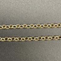 Ladies 9ct Yellow Gold Belcher Link Necklace