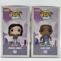 Funko Pop! Marvel Jessica Jones and Luke Cage #162 #163 Vinyl Figure Full Set