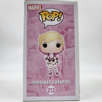 Funko Pop! Marvel Unmasked Gwenpool Exclusive Vinyl Bobblehead Figure #213